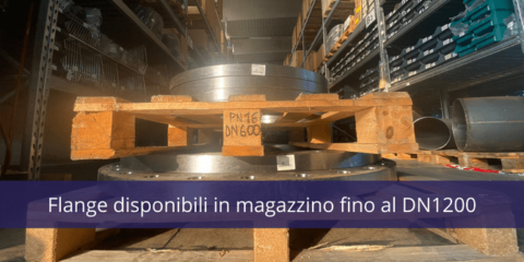 Flange disponibili in magazzino fino al DN1200