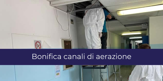 Bonifica condotte di aerazione - Scuola di Altamura