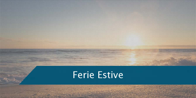 AVVISO: chiusura ferie estive