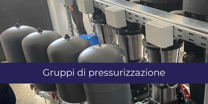 Gruppo di pressurizzazione per nuova rete idrica - Fiera del Levante, Bari