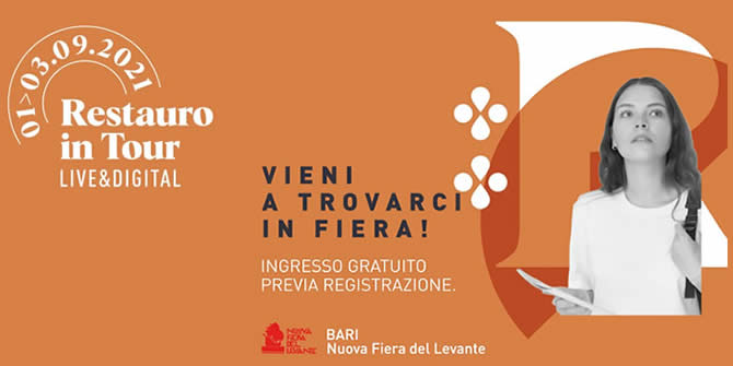 Salone Internazionale del Restauro: le nostre tecnologie innovative vanno in fiera!