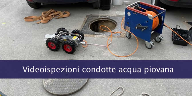 Videoispezione condotta acqua piovana – il Porto di Bisceglie (BAT)