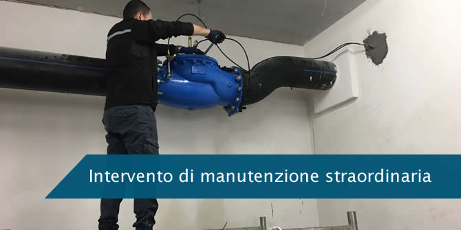 Intervento di manutenzione straordinaria su una valvola di sezionamento a galleggiante a Taranto