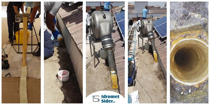Intervento di Relining su pluviale (Foggia)