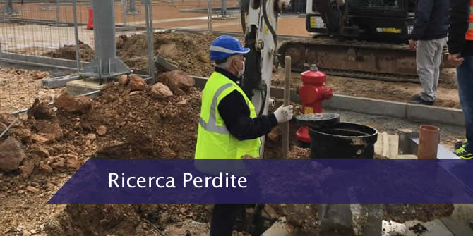 Ricerca perdite presso lo stabilimento Terna, Matera