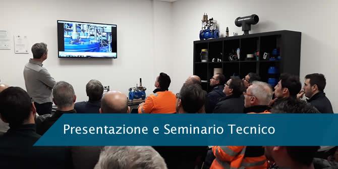 Presentazione impianto dimostrativo su Valvole idrauliche a membrana e Seminario Tecnico