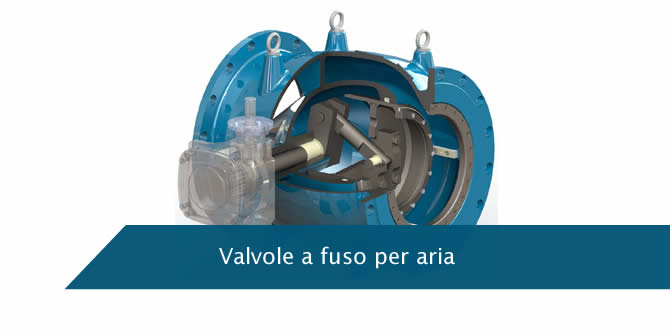Valvola di regolazione a fuso F500 / F560 APPLICAZIONE PER ARIA